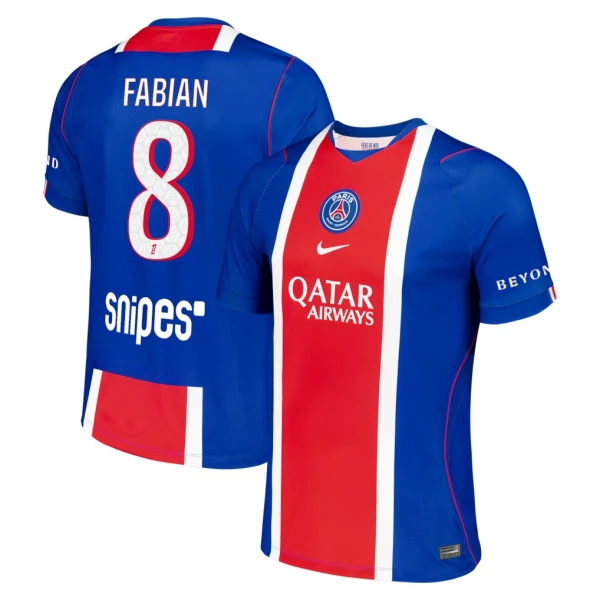 Paris Saint-Germain Fabian 8 Fodboldtrøje Herre Hjemmebane 26/27