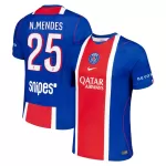 Paris Saint-Germain Nuno Mendes 25 Fodboldtrøje Herre Hjemmebane 26/27