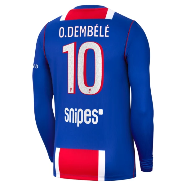Paris Saint-Germain O. Dembele 10 Fodboldtrøje Herre Hjemmebane 26/27 Langærmet
