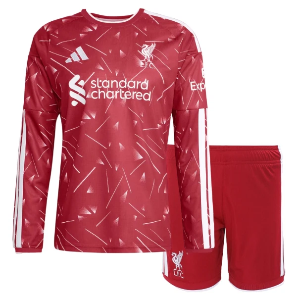 Liverpool Fodboldtrøje Børn Hjemmebane 26/27 Langærmet Liverpool Fodboldtrøje Børn Hjemmebane 26/27 Langærmet