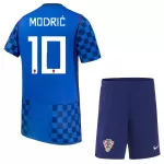 Kroatien Modrić 10 Fodboldtrøje Børn Udebane VM 2026