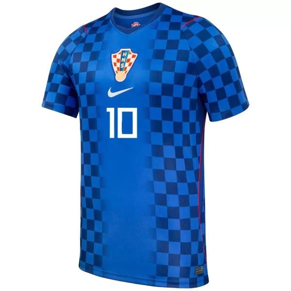 Kroatien Modrić 10 Fodboldtrøje Herre Udebane VM 2026