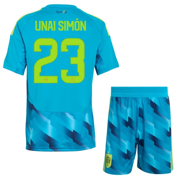 Spanien Unai Simon 23 Målmandstrøje Børn VM 2026 Spanien Unai Simon 23 Målmandstrøje Børn VM 2026