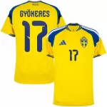 Sverige Gyokeres 17 Fodboldtrøje Herre Hjemmebane VM 2026