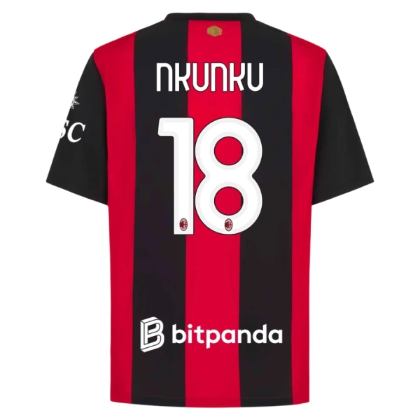 AC Milan Nkunku 18 Fodboldtrøje Herre Hjemmebane 26/27