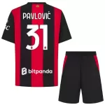 AC Milan Pavlovic 31 Fodboldtrøje Børn Hjemmebane 26/27