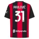 AC Milan Pavlovic 31 Fodboldtrøje Herre Hjemmebane 26/27 AC Milan Pavlovic 31 Fodboldtrøje Herre Hjemmebane 26/27