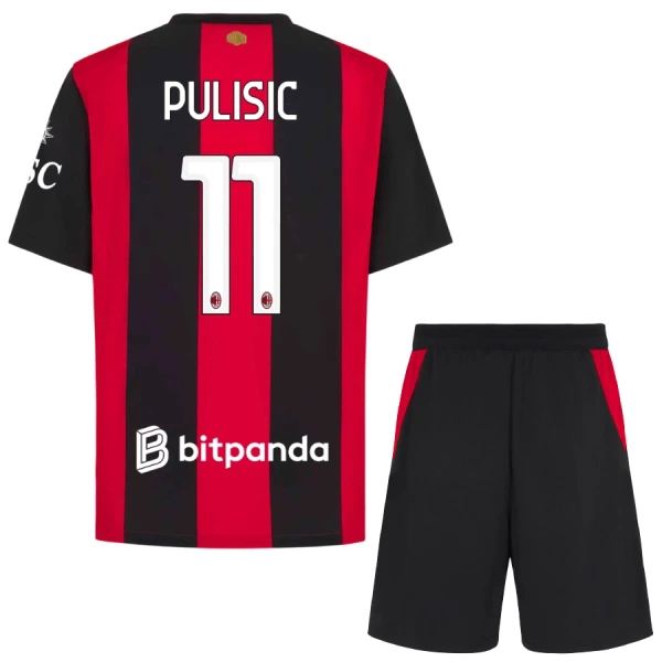 AC Milan Pulisic 11 Fodboldtrøje Børn Hjemmebane 26/27