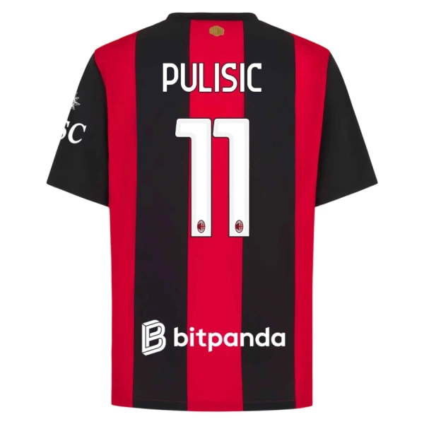 AC Milan Pulisic 11 Fodboldtrøje Herre Hjemmebane 26/27