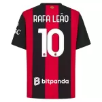 AC Milan Rafael Leao 10 Fodboldtrøje Herre Hjemmebane 26/27