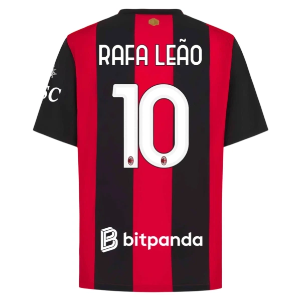 AC Milan Rafael Leao 10 Fodboldtrøje Herre Hjemmebane 26/27