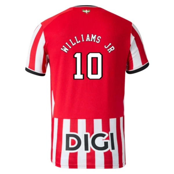 Athletic Bilbao Williams JR 10 Fodboldtrøje Herre Hjemmebane 26/27 Athletic Bilbao Williams JR 10 Fodboldtrøje Herre Hjemmebane 26/27