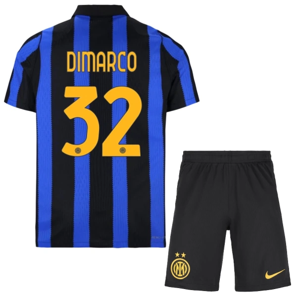 Inter Milan Dimarco 32 Fodboldtrøje Børn Hjemmebane 26/27