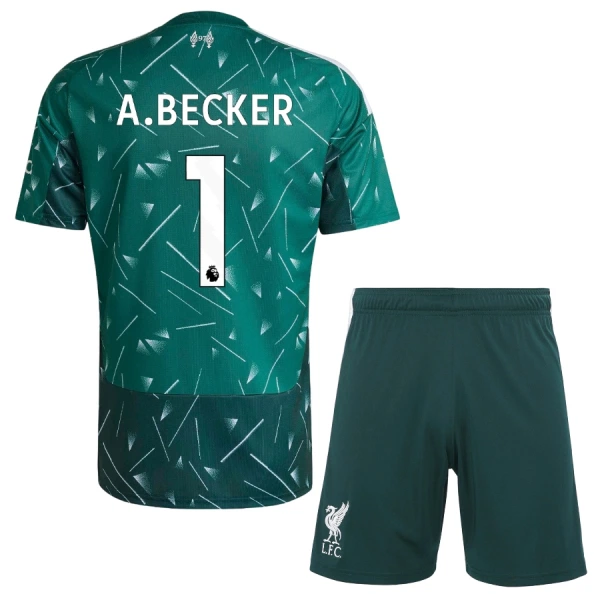 Liverpool A. Becker 1 Målmandstrøje Børn Hjemmebane 26/27 Grøn