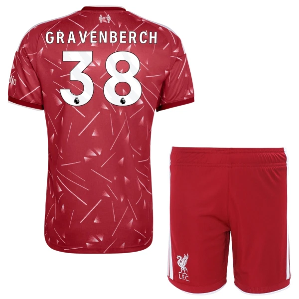 Liverpool Gravenberch 38 Fodboldtrøje Børn Hjemmebane 26/27 Liverpool Gravenberch 38 Fodboldtrøje Børn Hjemmebane 26/27