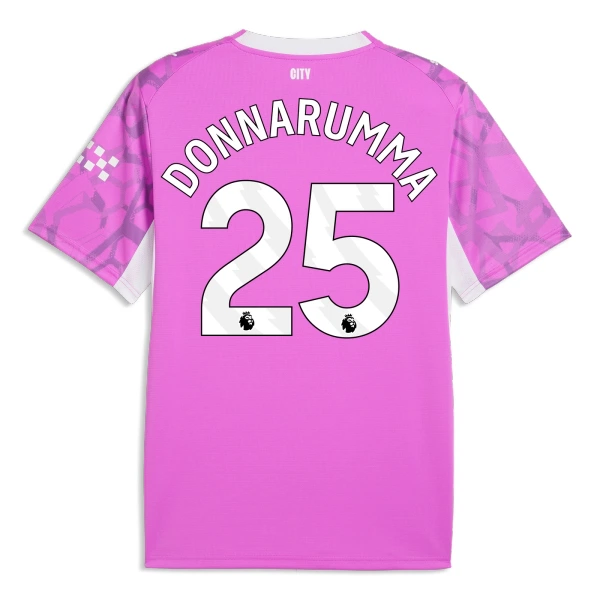 Manchester City Donnarumma 25 Målmandstrøje Herre Udebane 26/27 Pink