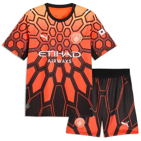 Manchester City Målmandstrøje Børn Tredje 26/27 Orange