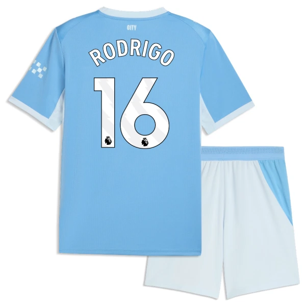 Manchester City Rodrigo 16 Fodboldtrøje Børn Hjemmebane 26/27