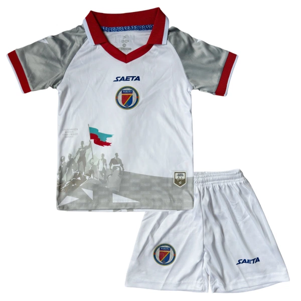 Haiti Fodboldtrøje Børn Udebane VM 2026 Haiti Fodboldtrøje Børn Udebane VM 2026