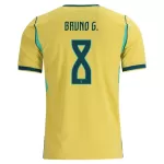 Brasilien Bruno Guimaraes 8 Fodboldtrøje Herre Hjemmebane VM 2026