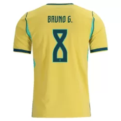 Brasilien Bruno Guimaraes 8 Fodboldtrøje Herre Hjemmebane VM 2026