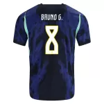 Brasilien Bruno Guimaraes 8 Fodboldtrøje Herre Udebane VM 2026