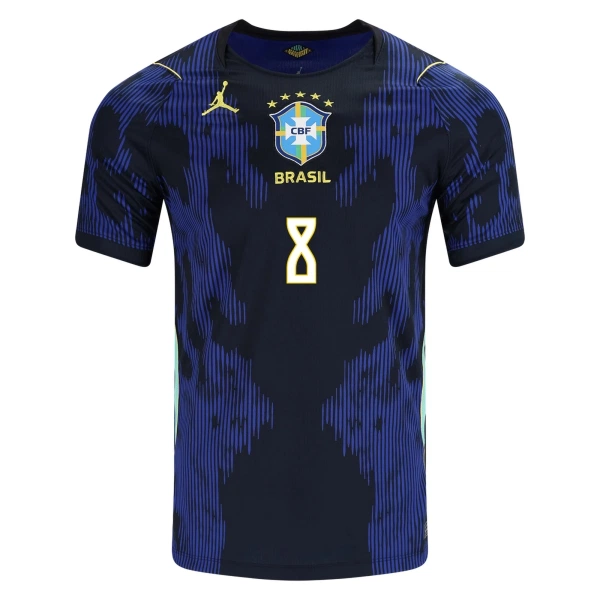 Brasilien Bruno Guimaraes 8 Fodboldtrøje Herre Udebane VM 2026