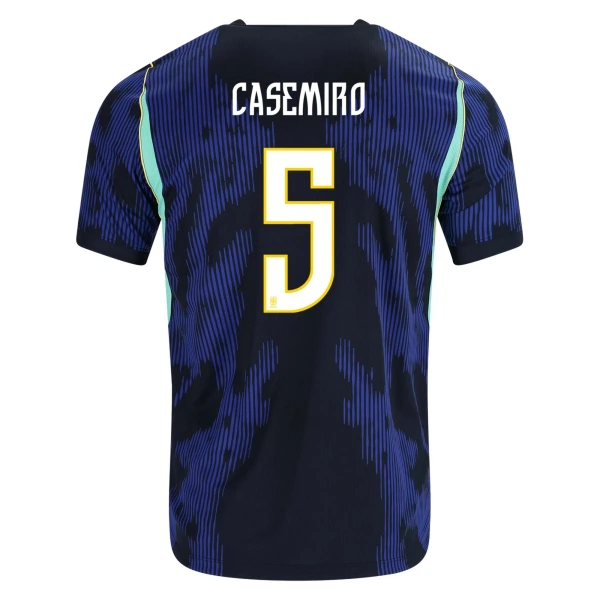 Brasilien Casemiro 5 Fodboldtrøje Herre Udebane VM 2026