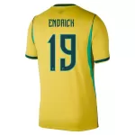 Brasilien Endrick 19 Fodboldtrøje Herre Hjemmebane VM 2026