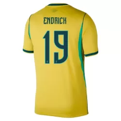Brasilien Endrick 19 Fodboldtrøje Herre Hjemmebane VM 2026