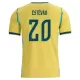 Brasilien Estevao 20 Fodboldtrøje Herre Hjemmebane VM 2026 Brasilien Estevao 20 Fodboldtrøje Herre Hjemmebane VM 2026
