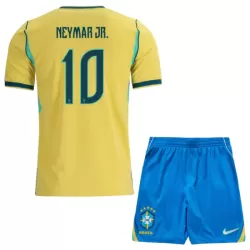 Brasilien Neymar JR 10 Fodboldtrøje Børn Hjemmebane VM 2026