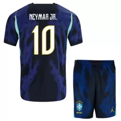 Brasilien Neymar JR 10 Fodboldtrøje Børn Udebane VM 2026