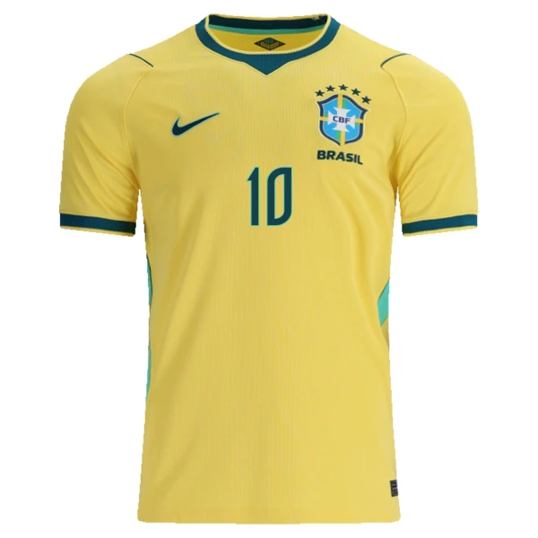 Brasilien Pele 10 Fodboldtrøje Børn Hjemmebane VM 2026