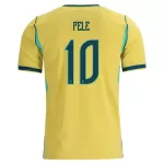 Brasilien Pele 10 Fodboldtrøje Herre Hjemmebane VM 2026