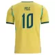 Brasilien Pele 10 Fodboldtrøje Herre Hjemmebane VM 2026 Brasilien Pele 10 Fodboldtrøje Herre Hjemmebane VM 2026
