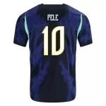 Brasilien Pele 10 Fodboldtrøje Herre Udebane VM 2026