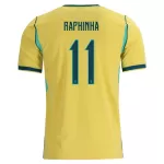 Brasilien Raphinha 11 Fodboldtrøje Herre Hjemmebane VM 2026