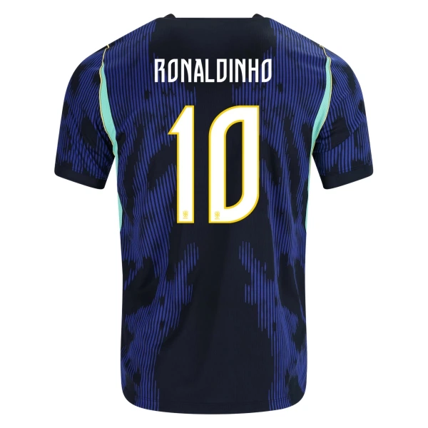 Brasilien Ronaldinho 10 Fodboldtrøje Børn Udebane VM 2026