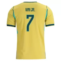 Brasilien Vini JR. 7 Fodboldtrøje Herre Hjemmebane VM 2026 Brasilien Vini JR. 7 Fodboldtrøje Herre Hjemmebane VM 2026
