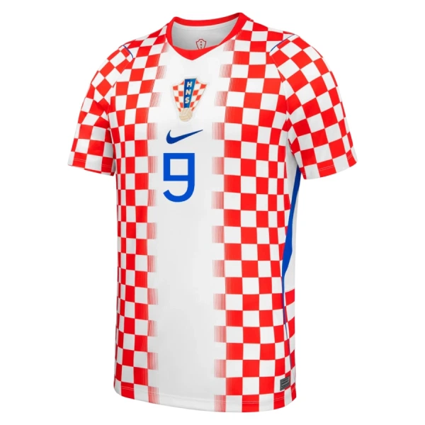 Kroatien Kramaric 9 Fodboldtrøje Herre Hjemmebane VM 2026