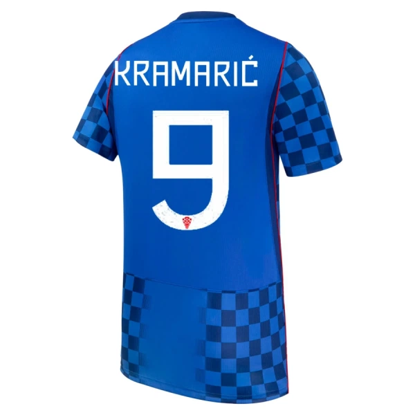 Kroatien Kramaric 9 Fodboldtrøje Herre Udebane VM 2026