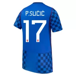 Kroatien P. Sucic 17 Fodboldtrøje Herre Udebane VM 2026 Kroatien P. Sucic 17 Fodboldtrøje Herre Udebane VM 2026