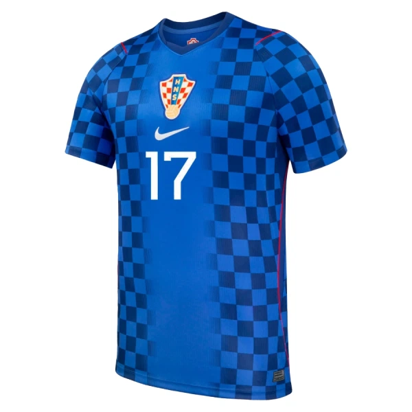 Kroatien P. Sucic 17 Fodboldtrøje Herre Udebane VM 2026