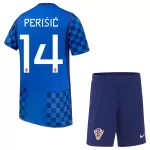 Kroatien Perišić 14 Fodboldtrøje Børn Udebane VM 2026