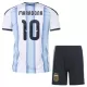 Argentina Maradona 10 Fodboldtrøje Børn Hjemmebane VM 2026