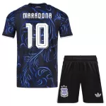 Argentina Maradona 10 Fodboldtrøje Børn Udebane VM 2026