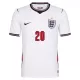 England Palmer 20 Fodboldtrøje Herre Hjemmebane VM 2026