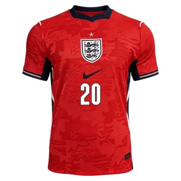 England Palmer 20 Fodboldtrøje Herre Udebane VM 2026