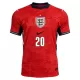 England Palmer 20 Fodboldtrøje Herre Udebane VM 2026